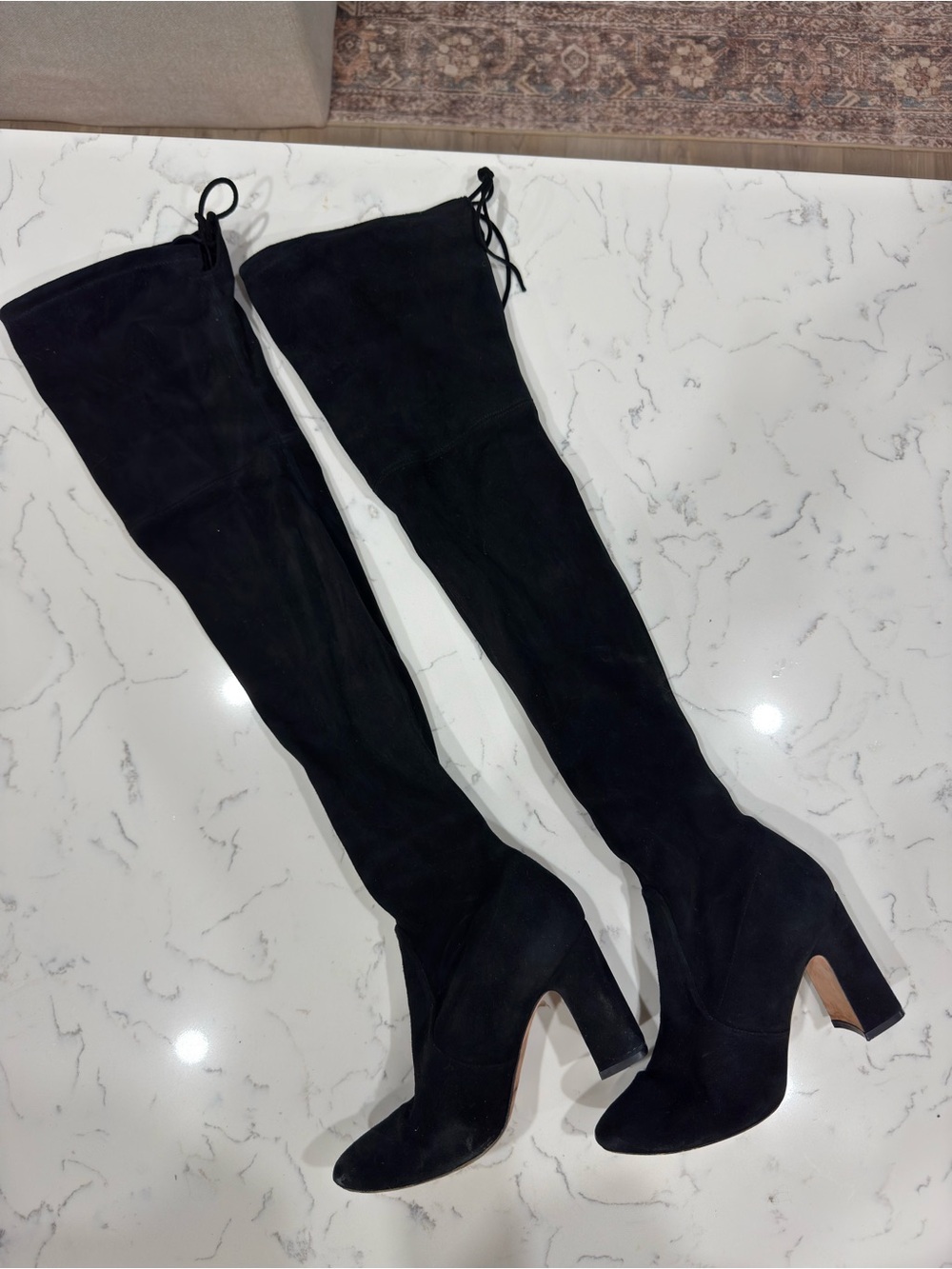 Stuart Weitzman Over-the-Knee Suede Boots